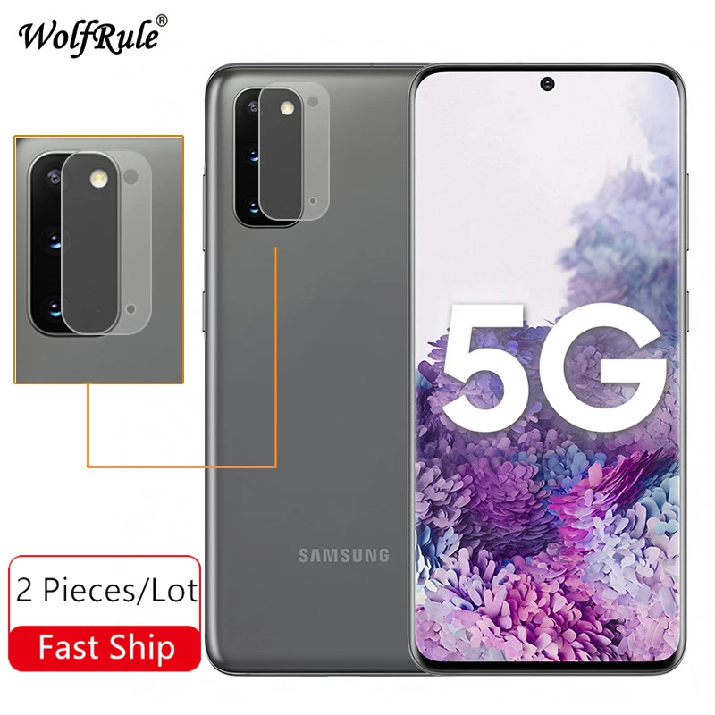 Закаленное стекло для камеры Samsung Galaxy S20 Защитная пленка для камеры Samaung S20 стекло для объектива Galaxy S20 2 шт