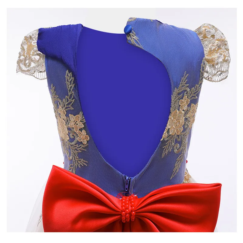 Платья для девочек; рождественские платья с цветочной вышивкой и кружевом; Детские платья для элегантной свадебной вечеринки; бальное платье принцессы для девочек; сезон осень-зима