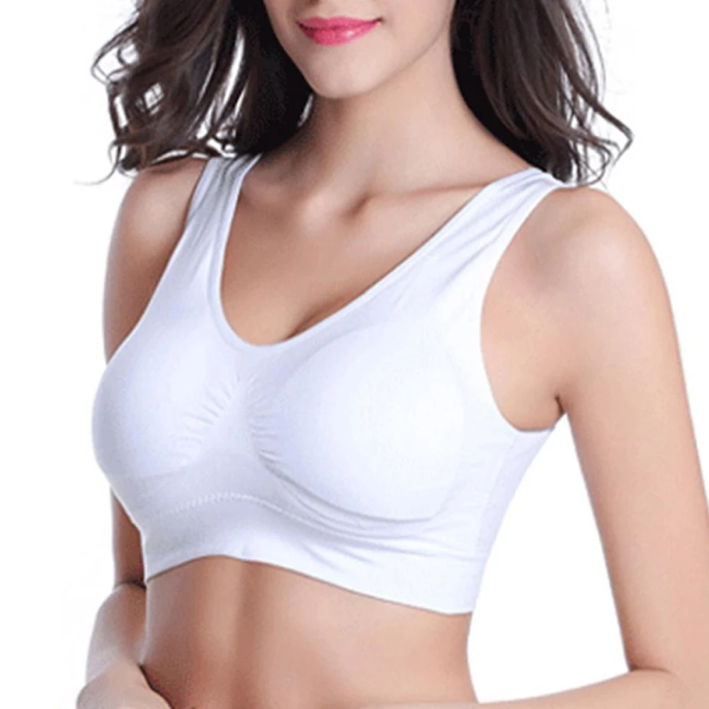 

WireFree Sports Bras for Women Running Yoga Top Fitness Seamless Clothes with Pad SWD889