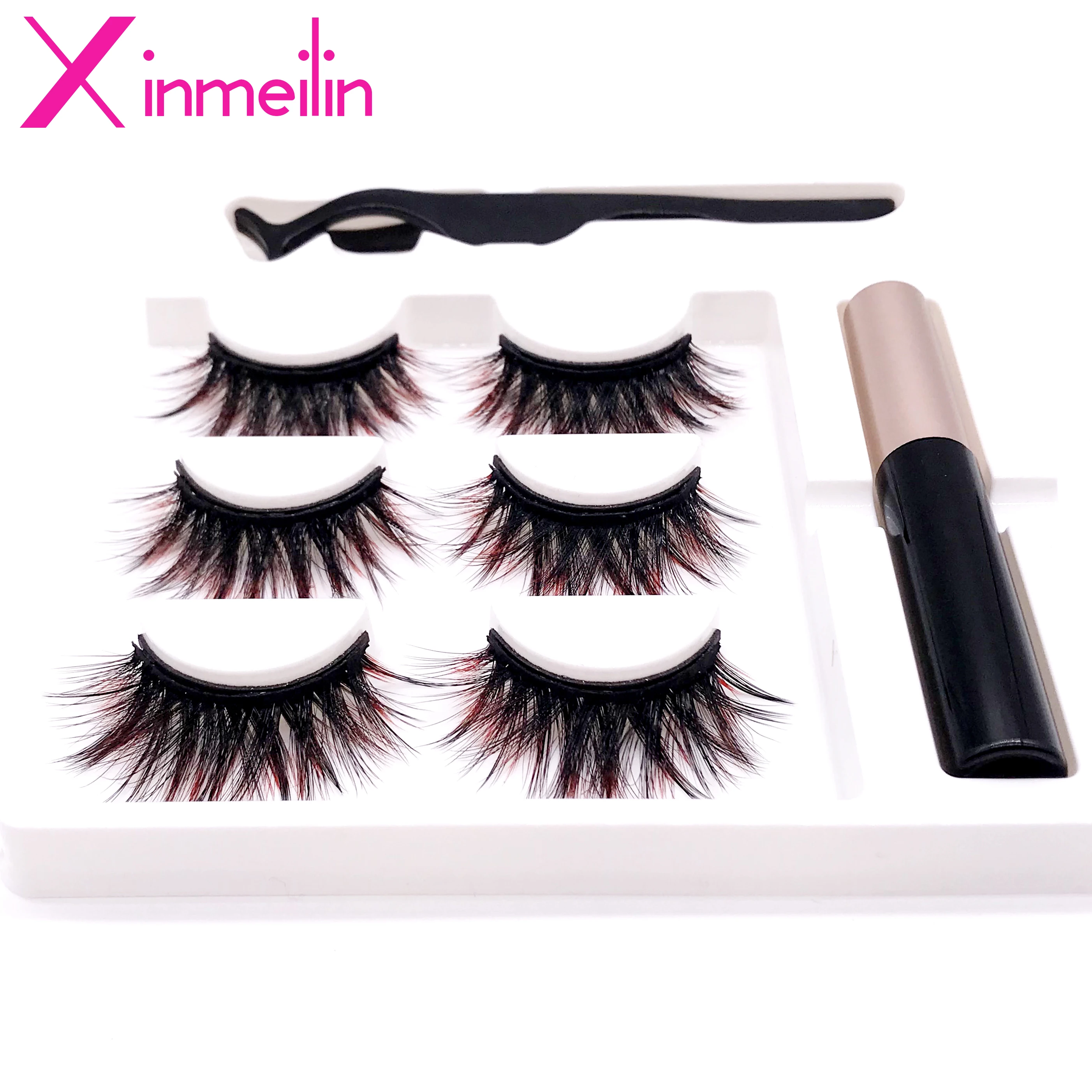 Набор Магнитных накладных ресниц 3 пары|Накладные ресницы| |