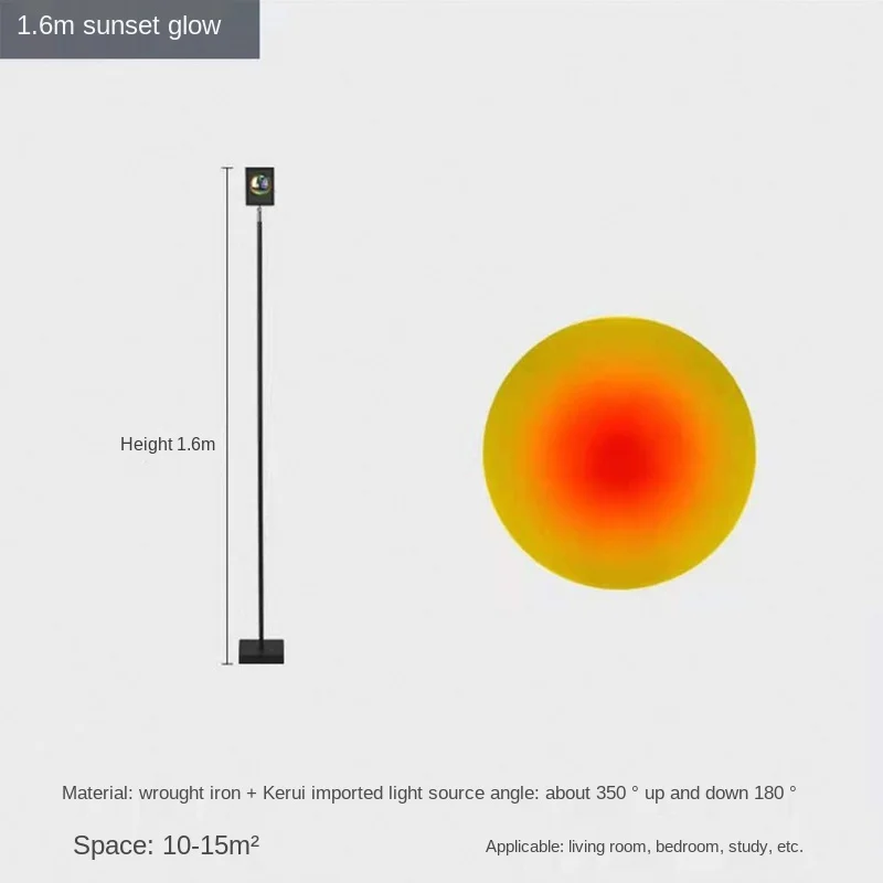 

Sunset Projection Night Lights Live Broadcast Background Like Galaxy Projector Atmosphere Rainbow Lamp Decoration For Bedroom