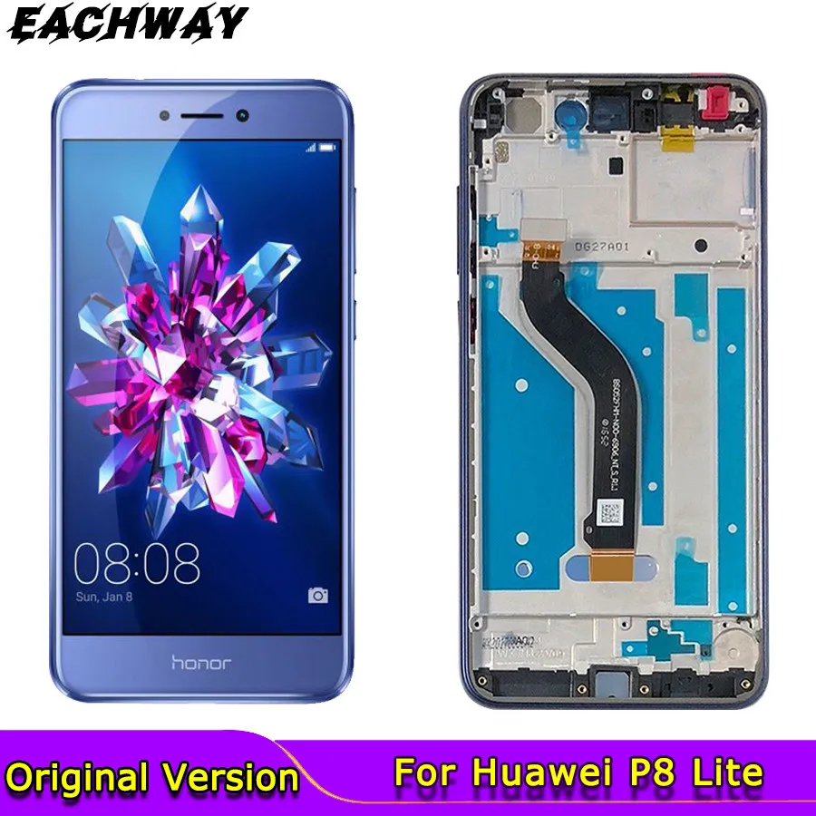 Оригинальный Для Huawei P8 Lite 2017 ЖК дисплей сенсорный экран для P9 LCD P9Lite PRA LA1 LX1 LX2 LX3