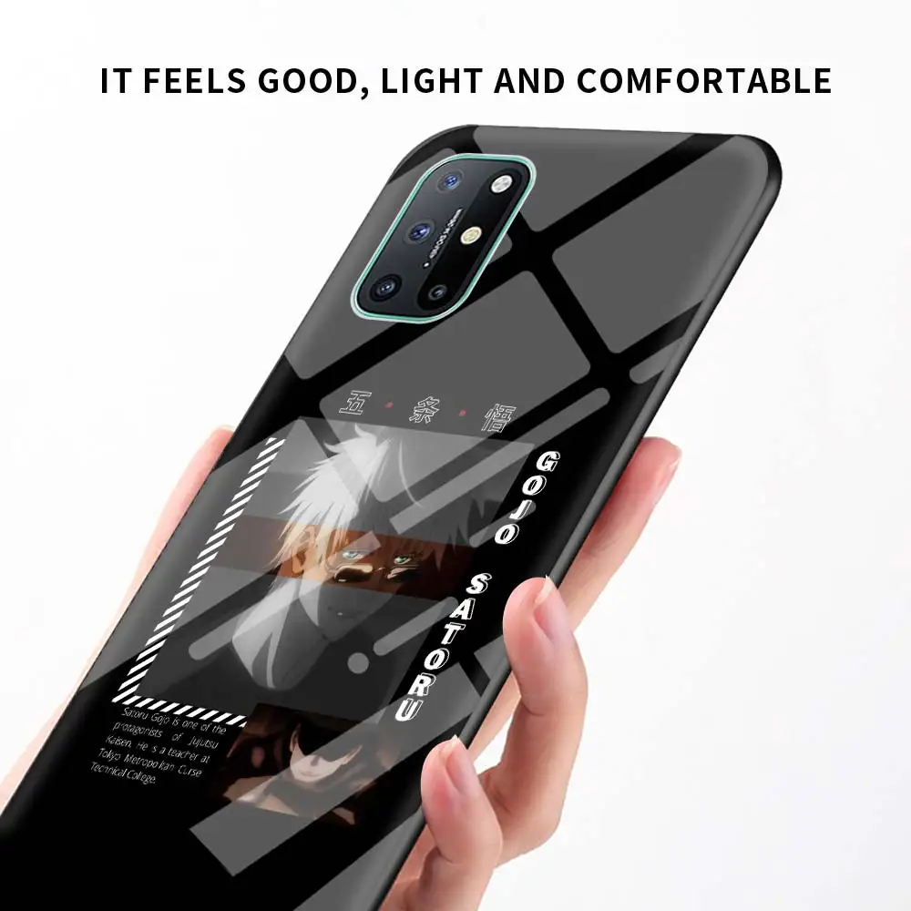 

Japan Anime Jujutsu Kaisen Phone Case for OnePlus 8 Nord 5G 7 8 Pro Z Cover for OnePlus 8T 5G 7T Pro Tempered Glass Shell Coque