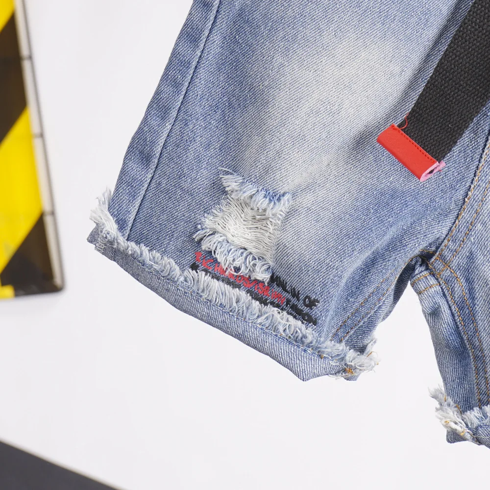 Шорты-карго детские из денима на возраст 2-7 лет | Мать и ребенок