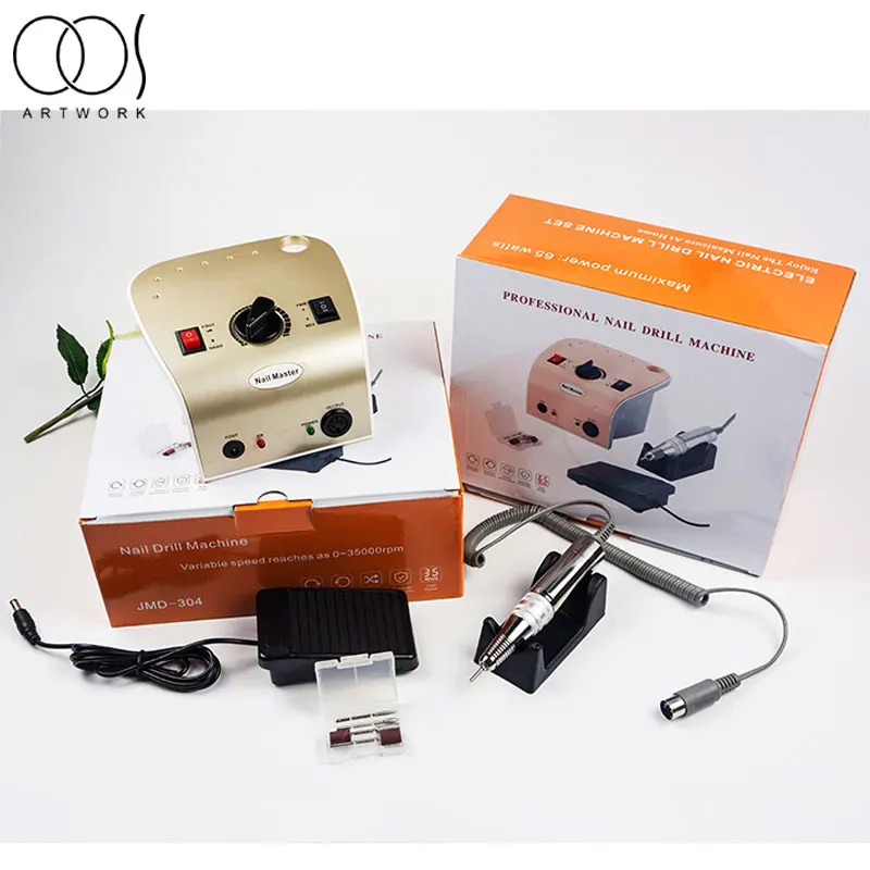 

Electric Nail Drill Cutters For Manicure With 65W 35000RPM Diamond Nails Apparatus For Nails Manicure Art Salon Accessories Tool