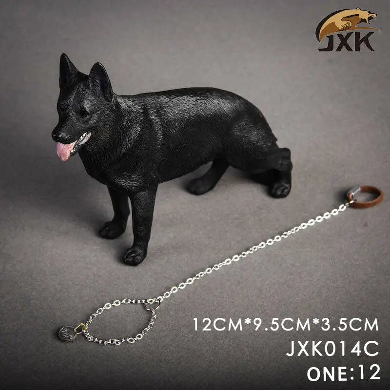 JXK014 C Модель животного JXK JXK014/JXK015 1/12 немецкая овчарка и Лабрадор игрушка для собак F 6 ''фигурка - Цвет: JXK014 C