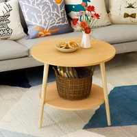 nordic round design coffee table living room small bedside wood coffee table sofa tip furniture table ronde home decoration