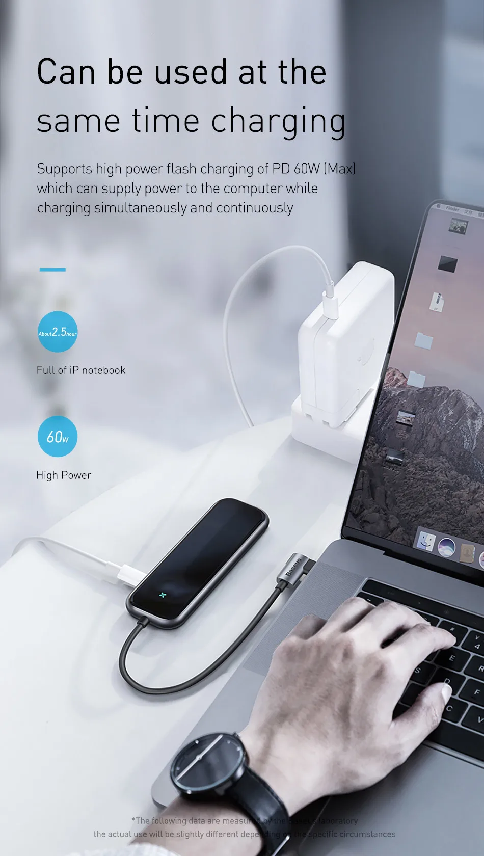 Baseus USB-C Тип C концентратор HDMI RJ45 Мульти USB 3,0 адаптер для MacBook Pro Air док-станция USB C концентратор с Беспроводной Зарядное устройство для наручных часов iWatch