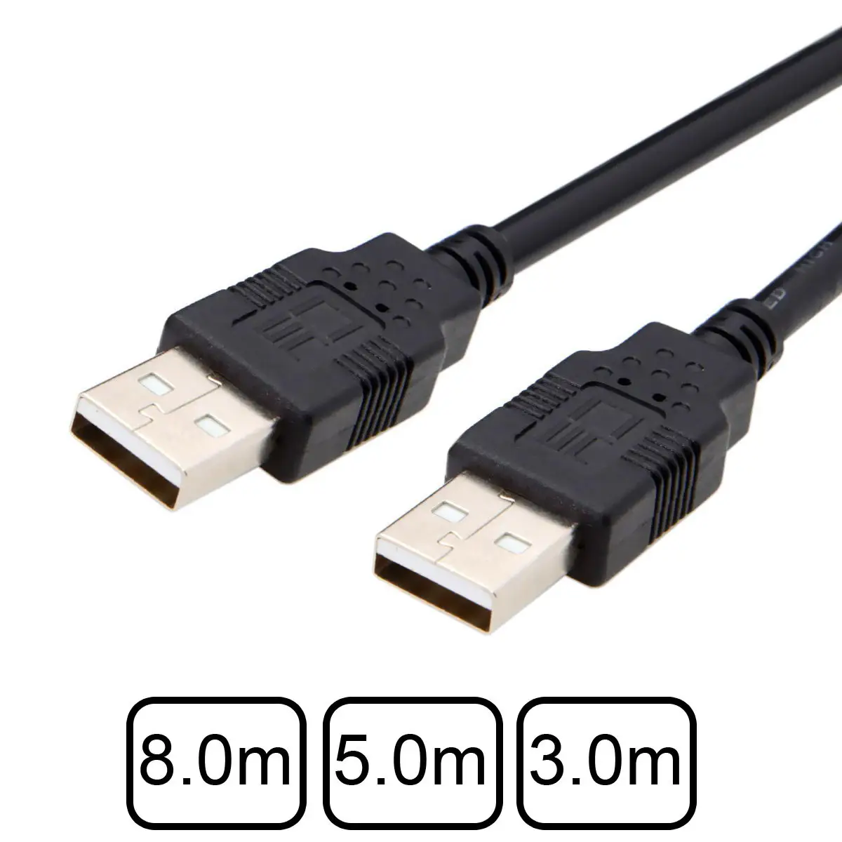 

8m 5m 3m USB Type-A Male to USB 2.0 Male Data Cable for Hard Disk & Scanner & Printer