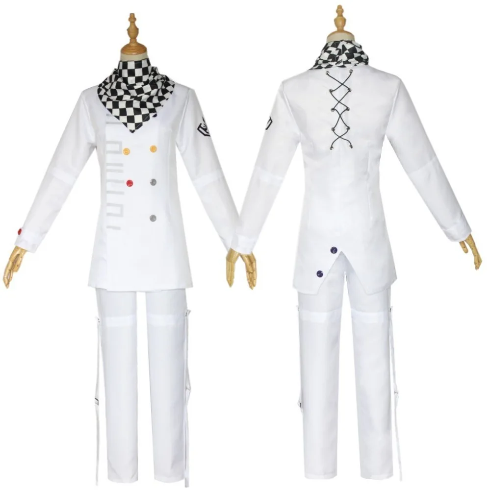 Danganronpa V3 Kokichi Oma Cosplay Costume President Cloak And Hat Halloween Carnival Party Costumes | Тематическая одежда и