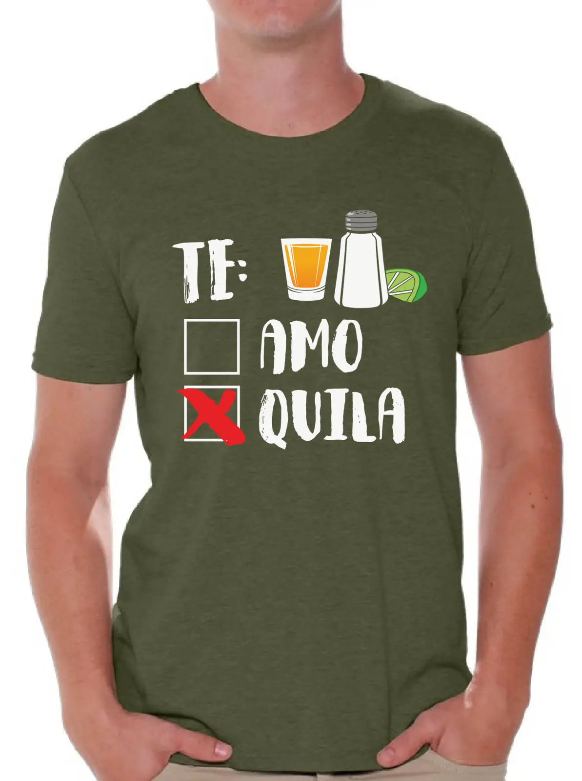 

Te Amo Te Quila Shirt for Men Cinco de Mayo Tshirt Tequila Tshirt Drunk Shirt