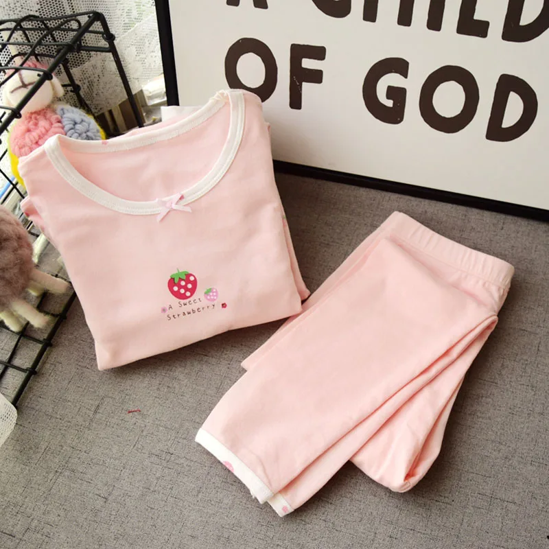 Летняя футболка + штаны повседневные комплекты для детей одежды девочек модный