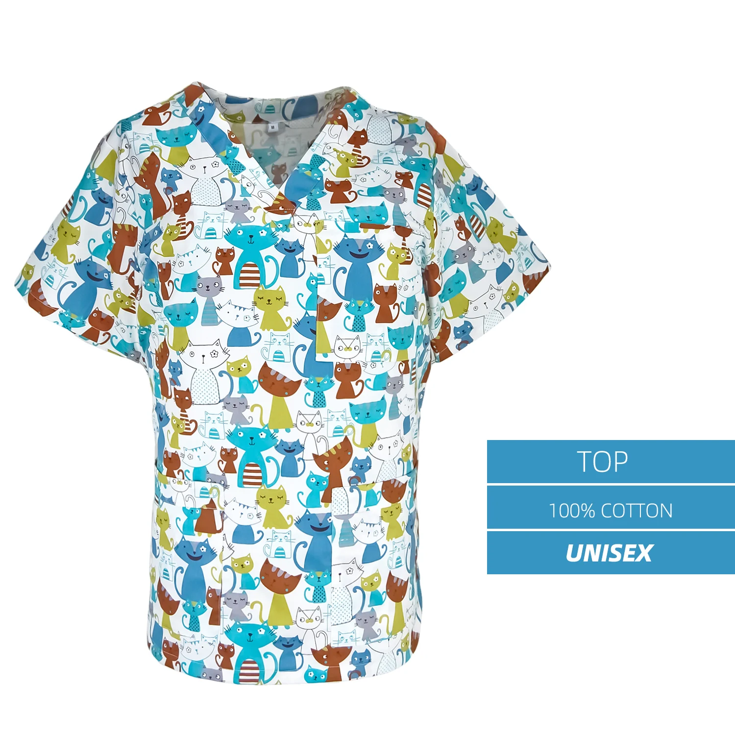 Мода скраб топ Кепка униформа для кормления лабораторная клиника стоматолог