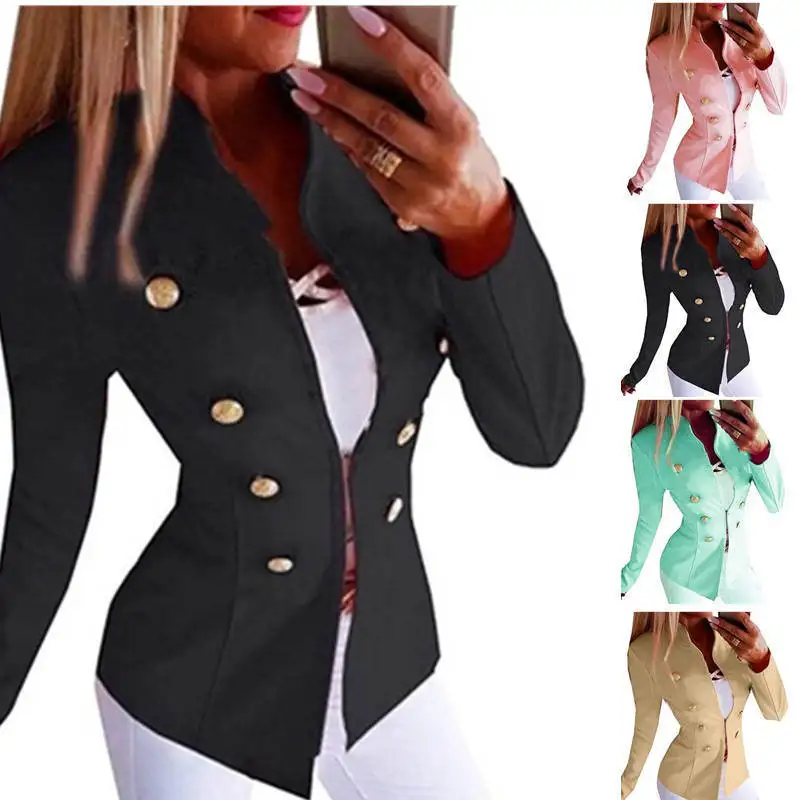 Лидер продаж Повседневная Женская куртка с длинным рукавом приталенное пальто