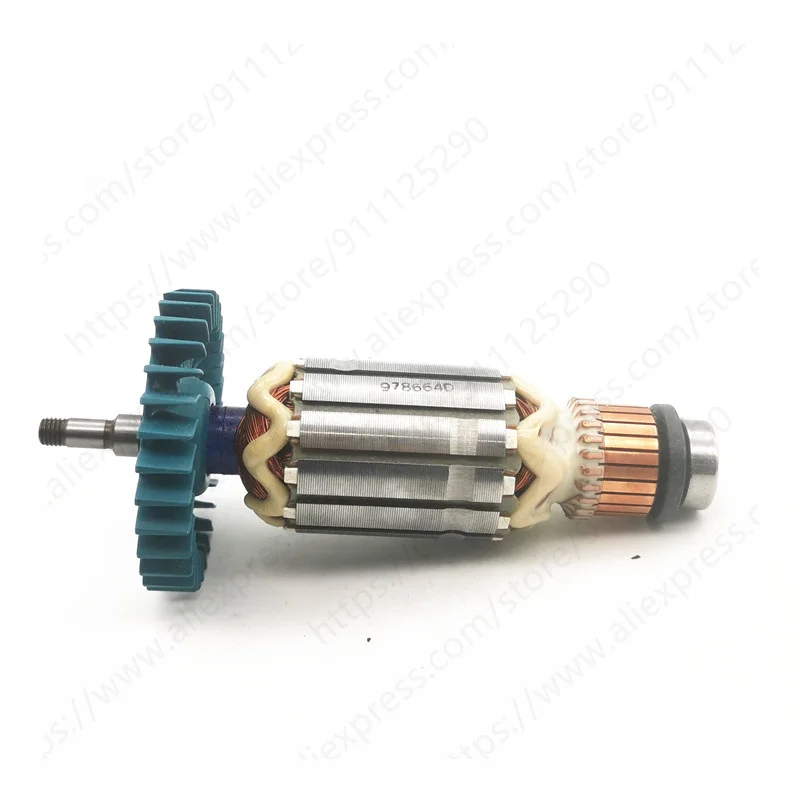 Якорный ротор для MAKITA GA5010 GA5020 GA5020Y GA6010 GA6020 GA6010Z GA5010Z 510110-0 электроинструмент