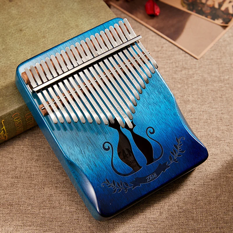 Большой палец пианино 17 тонов калимба kalimba Акация 21 нот пальцевое с двумя