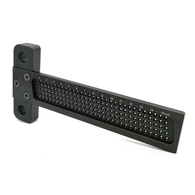 Алюминий сплав T 155 мм отверстие позиционирования с измерительной линейкой