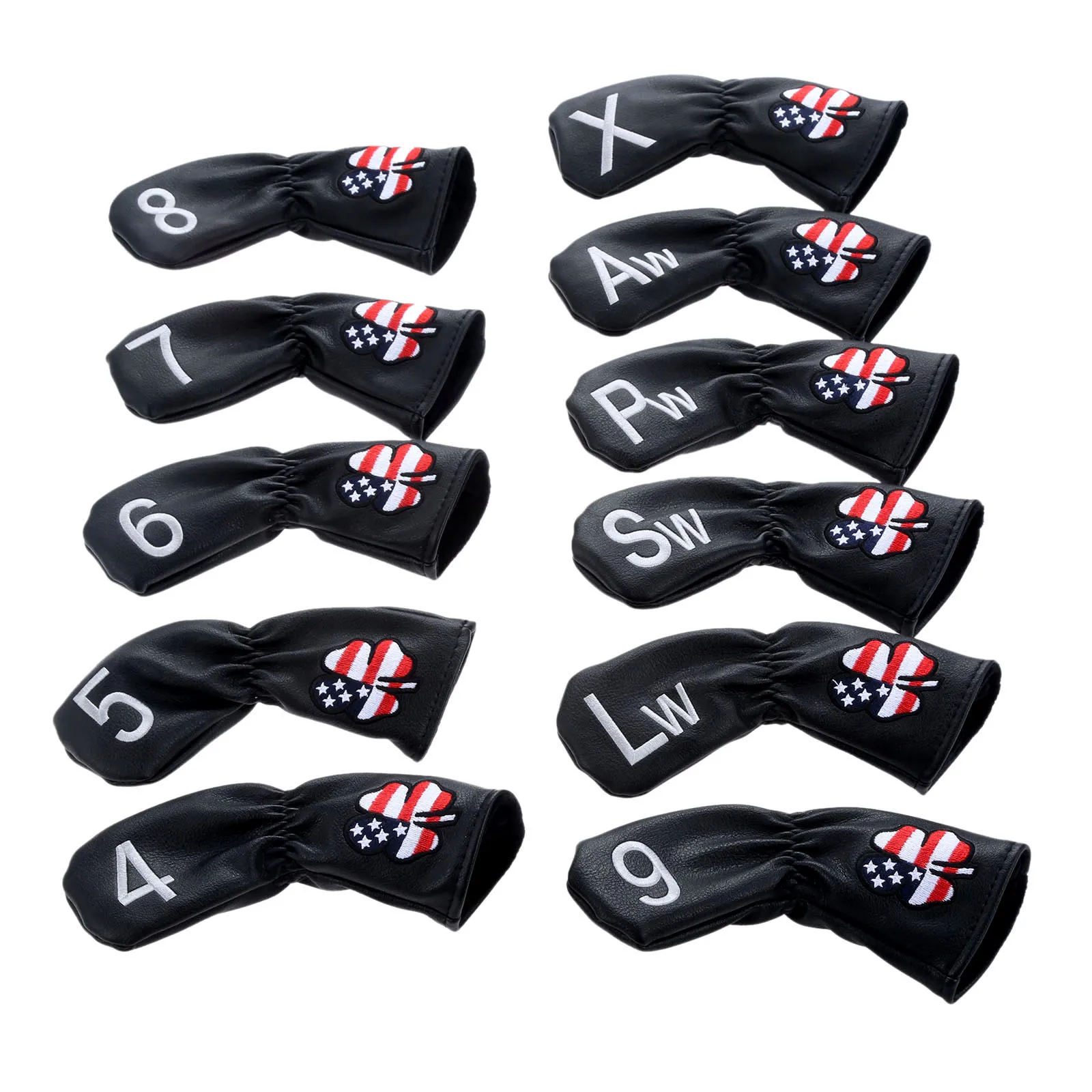 11 шт. в форме счастливого клевера для игры гольф клуб клюшка гольфа Мягкий