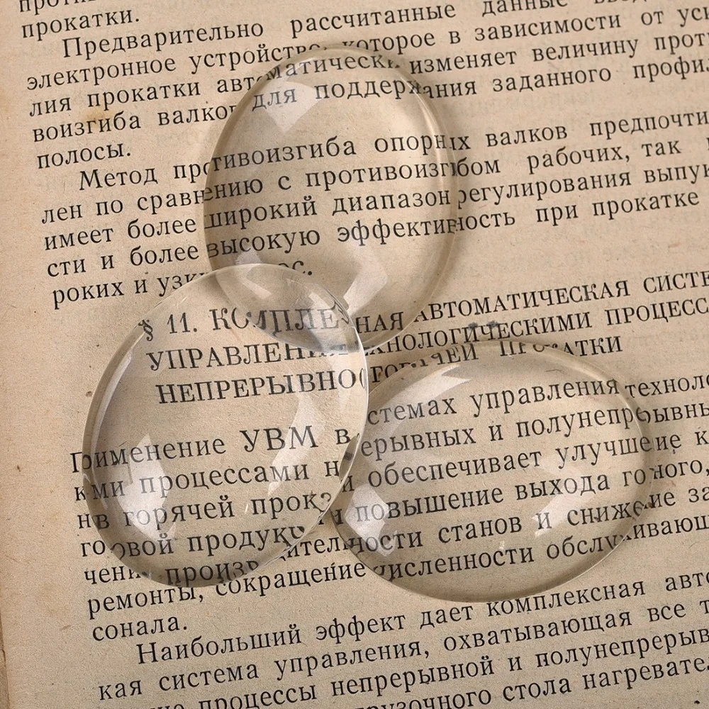 Стеклянные Кабошоны прозрачные Овальные Плоские камеи Пустые Базовые Настройки