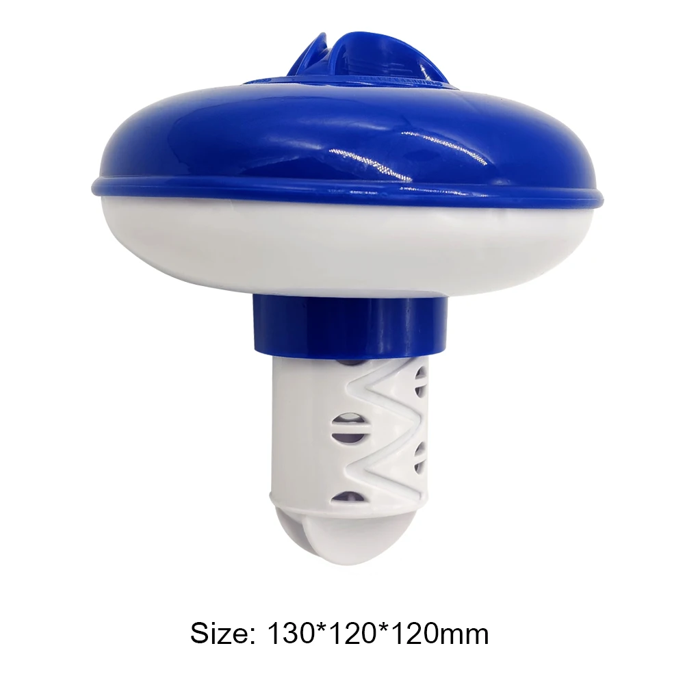

Automatic Drug Tablet Dispenser Box Swimming Pool Spa Chemical Dispenser Floating Auto Applicator with Thermometer