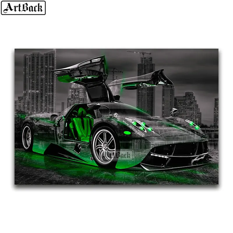 

Sale diy 5d diamond painting super sports car full square diamond embroidery artwork decorative diamond mosaic gift