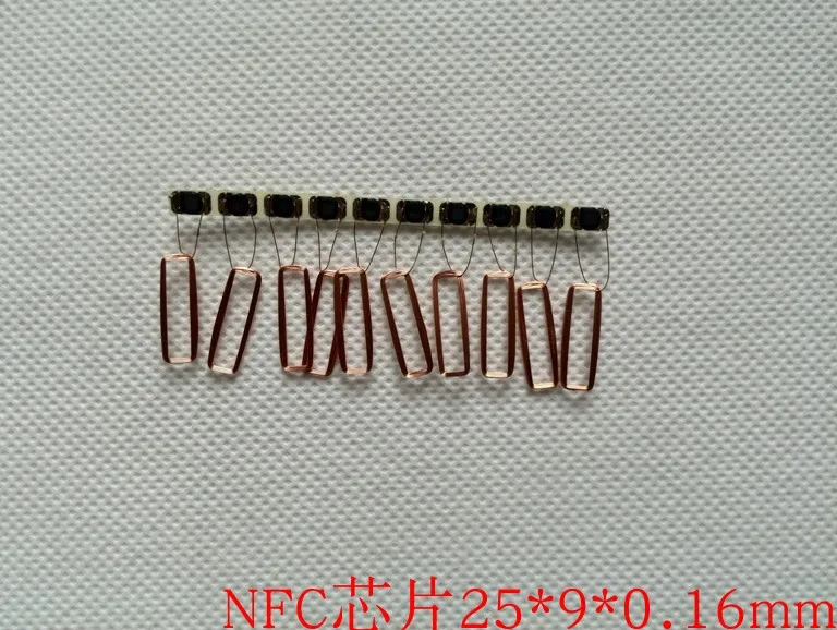 25*9*0 16 мм ISO14443A 13 56 МГц RFID IC NFC Nta213 чип катушка RF пассивный COB и антенна|RFID бирки