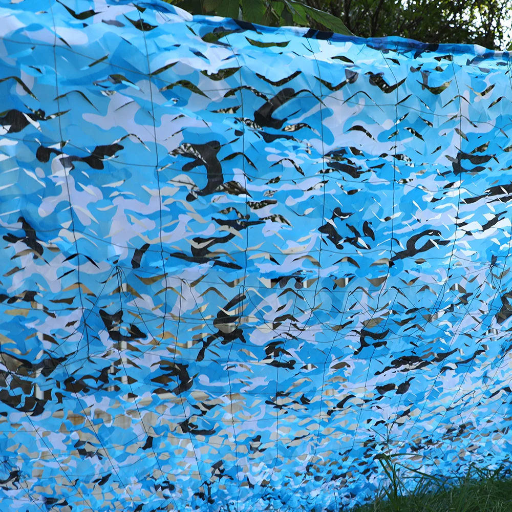 Военные рыболовные укрытия маскировочная сетка Океанский камуфляж солнечные