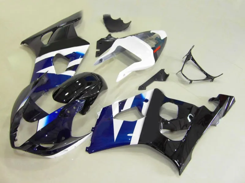 Литья под давлением Обтекатели кузова для GSXR1000 2003 2004 GSX R1000 K3 03 04 GSXR 1000 синий черный