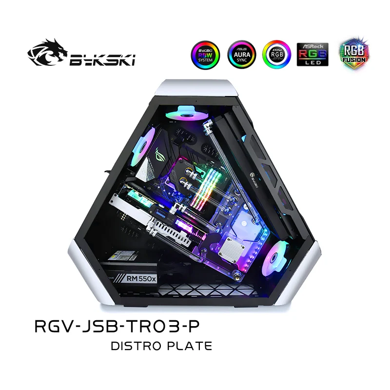 Bykski RGV JSB TR03 P Waterway Boards для JONSBO чехол Intel CPU Water Block & Single GPU Building|Кулеры и системы