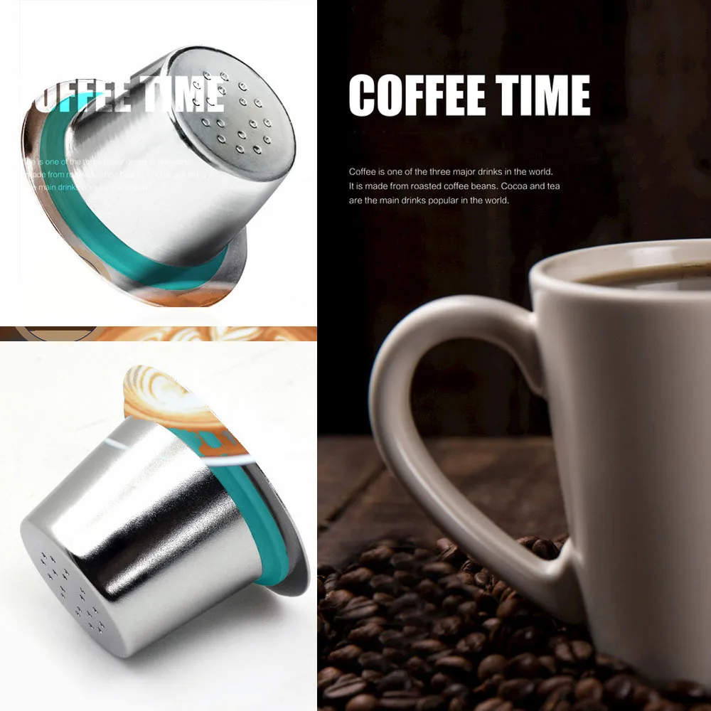 24 шт. Nespresso кофейные капсулы из нержавеющей стали многоразовые капсулы Nesspreso многоразовые кофейные фильтры Чашки Новые Diy Инструменты для приготовления кофе