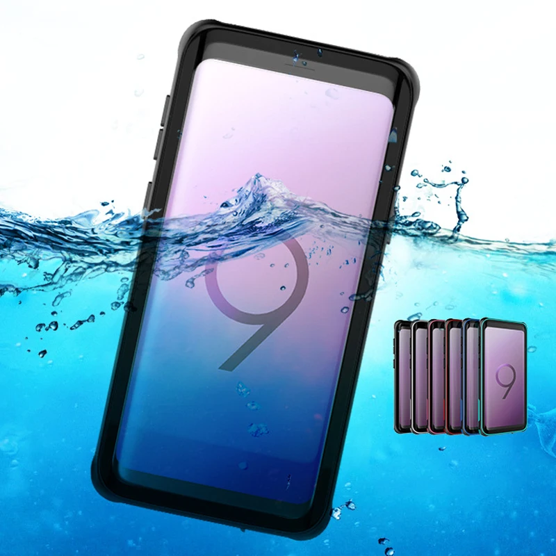 Чехлы с полным покрытием на 360 градусов для samsung S8 S8 Plus S9 S9 Plus Note 8, чехол с защитой от ударов, для плавания, для улицы