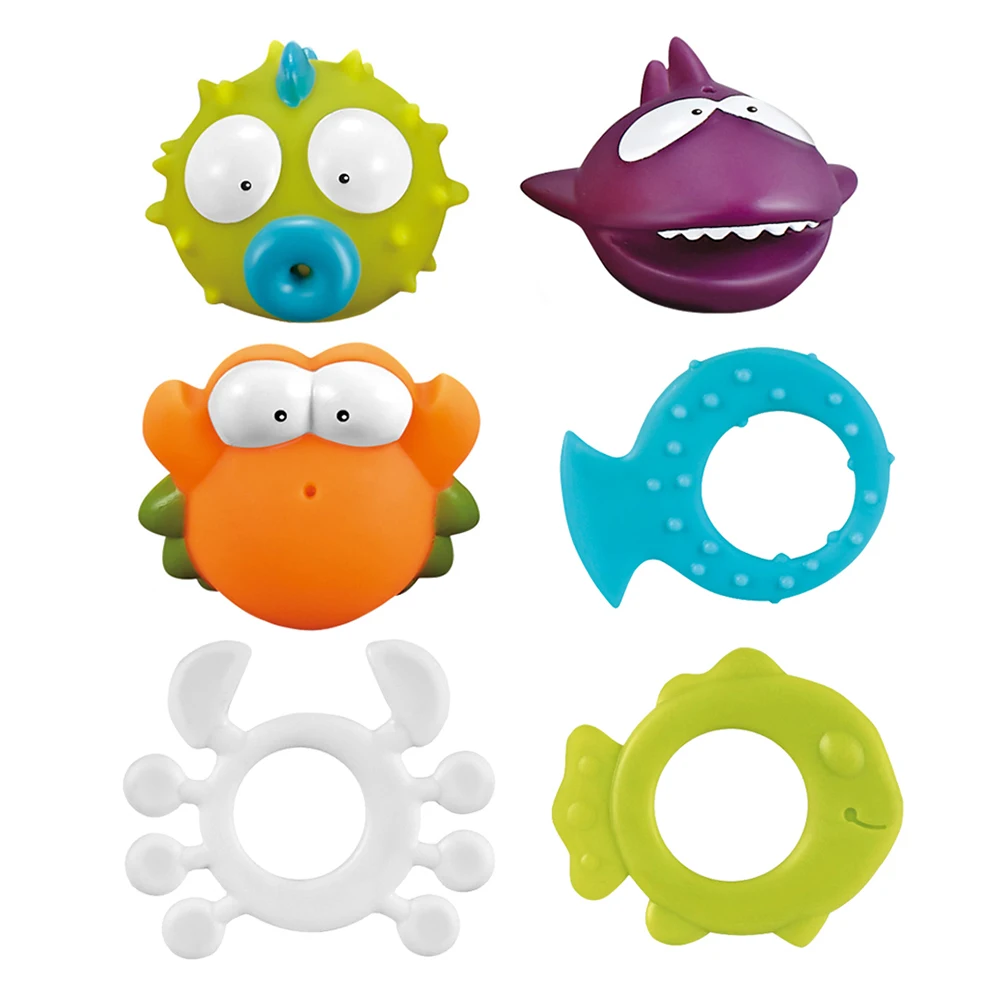 8 шт. детские игрушки для ванной воды детей забавные ванны игры в рыбалку