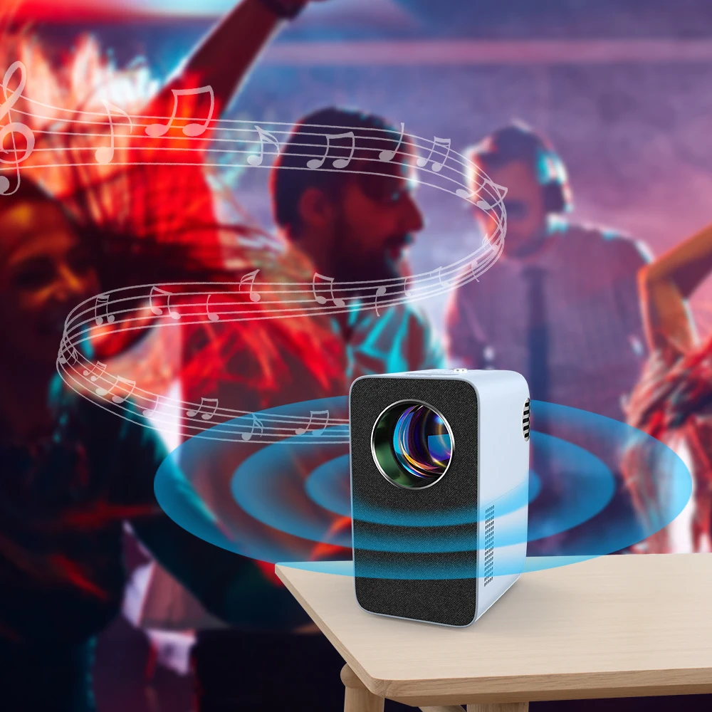 Портативный проектор Beamer Видео Led домашний кинотеатр вертикальный 4200 люмен