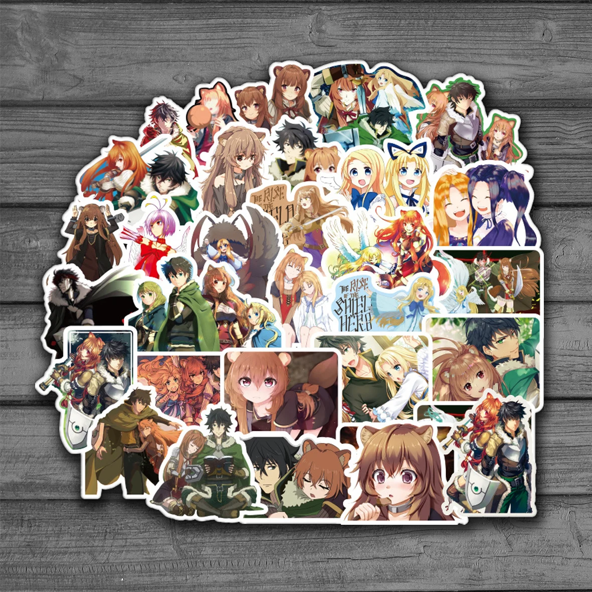 

10/50 Pcs Anime The Rising of The Shield Hero Stationery Sticker Raphtalia Filo Graffiti for Suitcase Skateboard Guitar