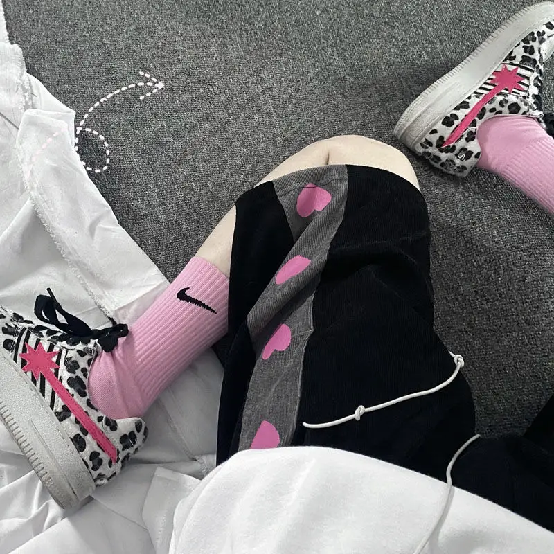 

90s винтажные вельветовые Шорты женский летний клетчатый Harajuku чехол для карточек, кольца в виде пятиконечной Штаны уличный стиль в Корейском...