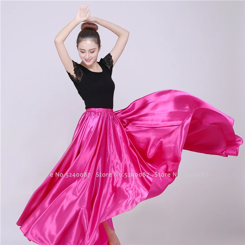 Юбка фламенко для женщин костюм испанского танца живота цыганский хор выступления на сцене взрослых