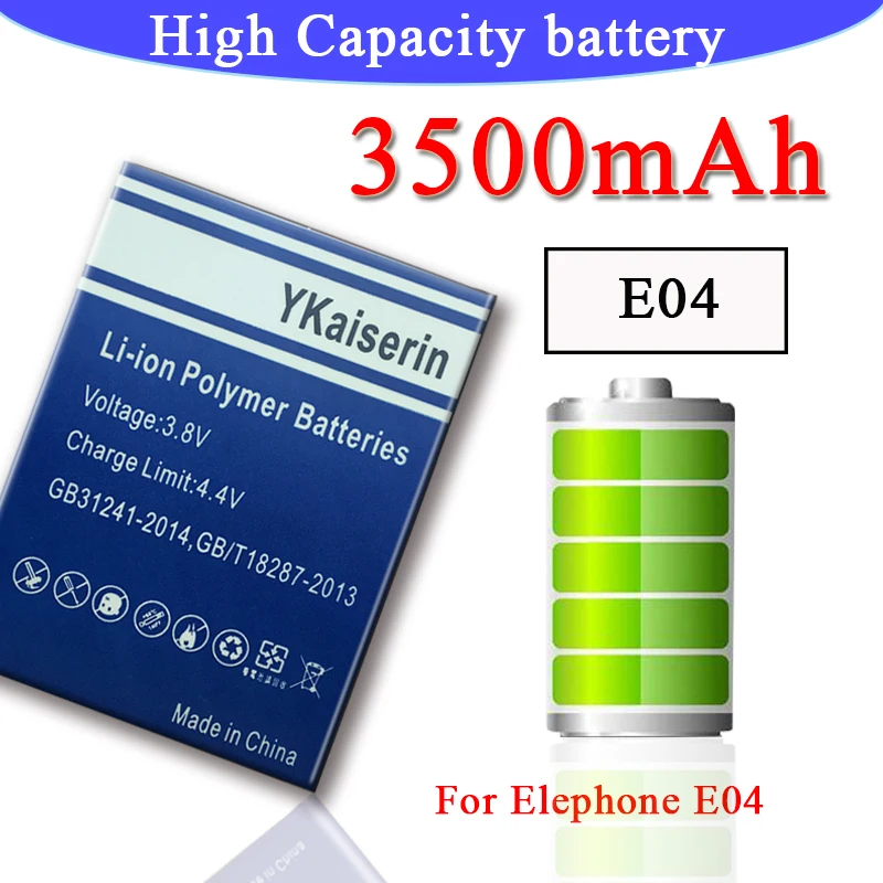 Аккумулятор высокой емкости для Elephone ECOO E04/E04 Plus аккумулятор Bluboo X6 (BT C63) батареи 4500