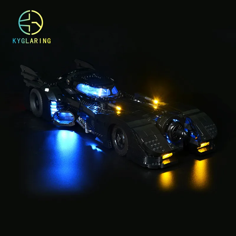 Светодиодный светильник Kyglaring для lego 76139 1989 комплект Batmobile (комплект блоков не