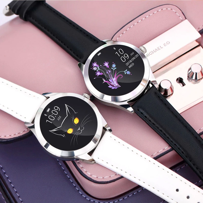 

KW10 smartwatch 2020 women's Fitness Bracelet Smart watch IP68 Waterproof Heart Rate Monitor fashion watches For huawei iphone