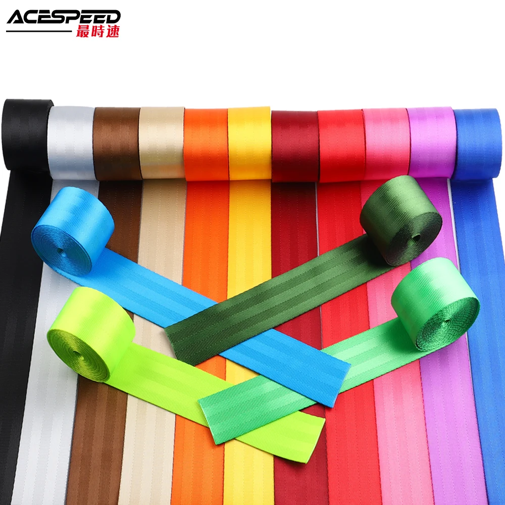2 Inch Strengthen Seat Belt Webbing Fabric Racing Car Safety Belts Harness Straps 3.6Meters/roll | Автомобили и мотоциклы