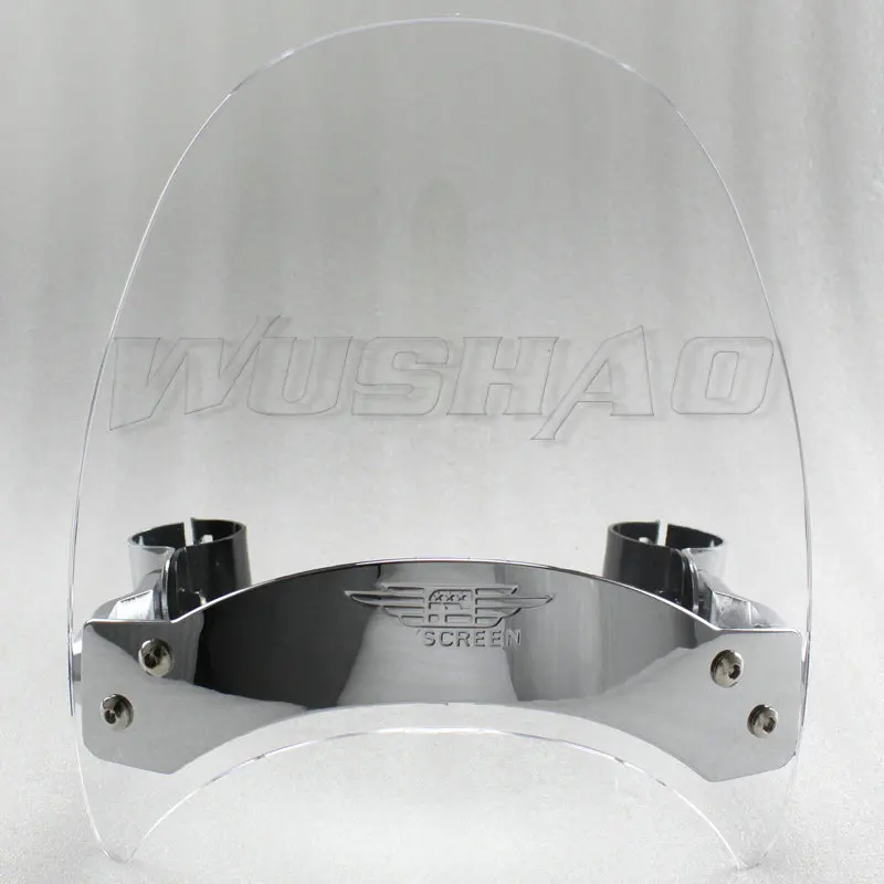 Ветровое стекло ветровой экран для 1985-2007 Yamaha V-max Vmax 1200 VMX1200 Virago XV 250 535 XV535 XV250 фиксированное переднее вилочное крепление экрана
