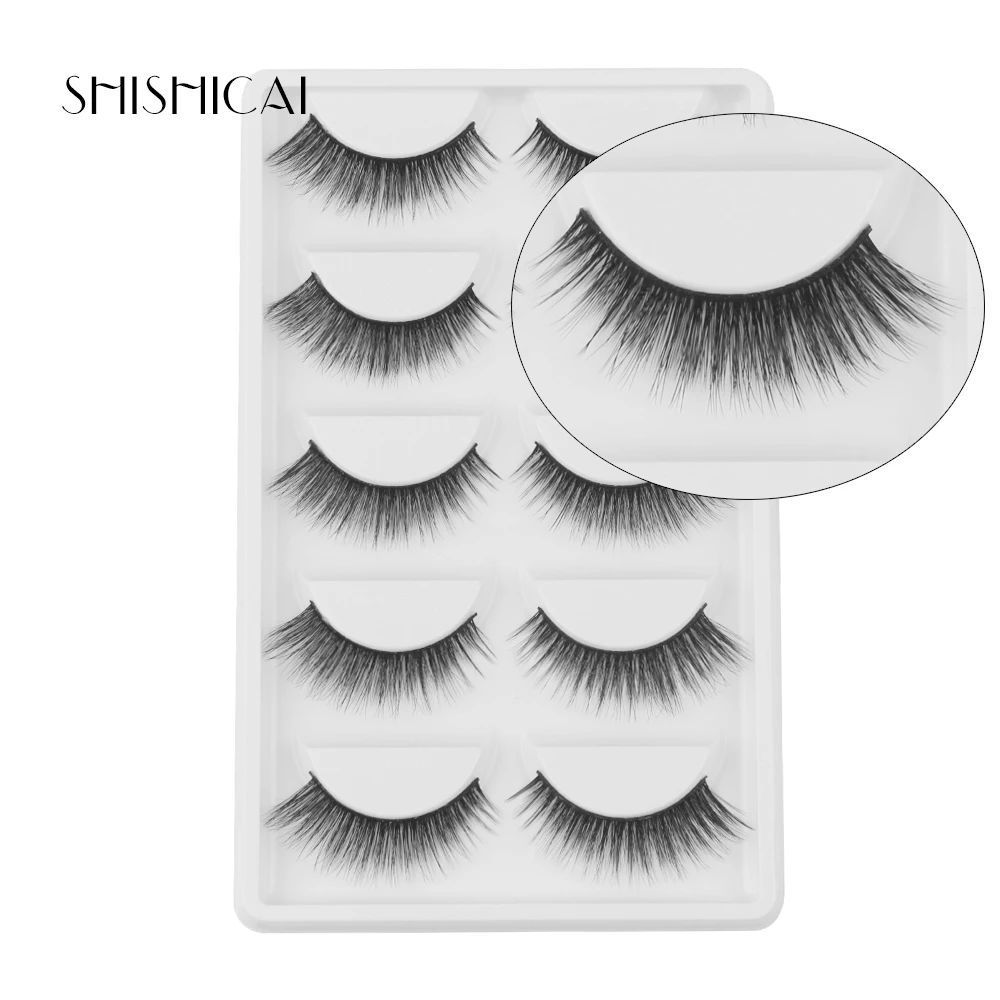 3/5 пар 3D норковые накладные ресницы натуральные длинные для наращивания макияж