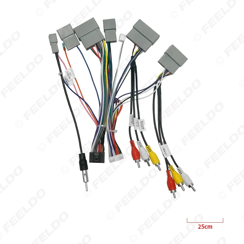 Автомобильный 16-контактный жгут проводов Питания Android Stereo с Canbus + USB для Honda Civic 1 5
