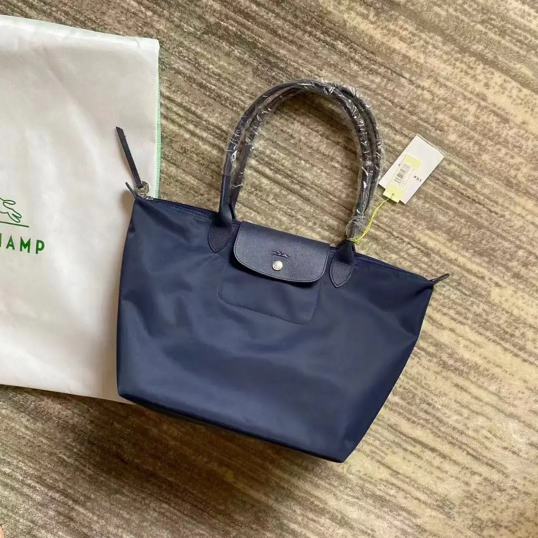 

New thick foldable biscuit bag light bag nylon bag 70th anniversary commemorative bag