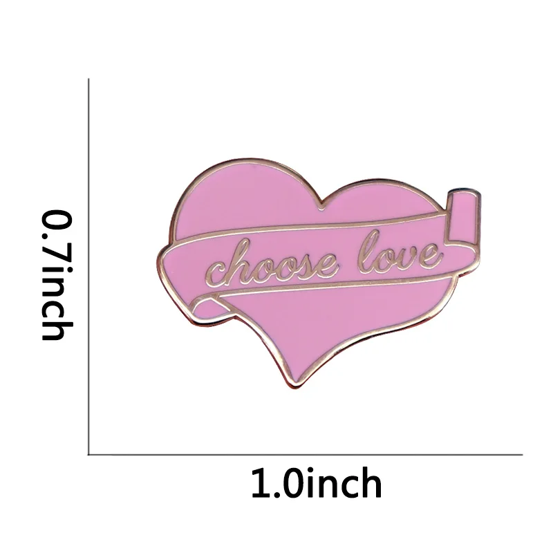 Брошь в форме сердца на выбор | Украшения и аксессуары