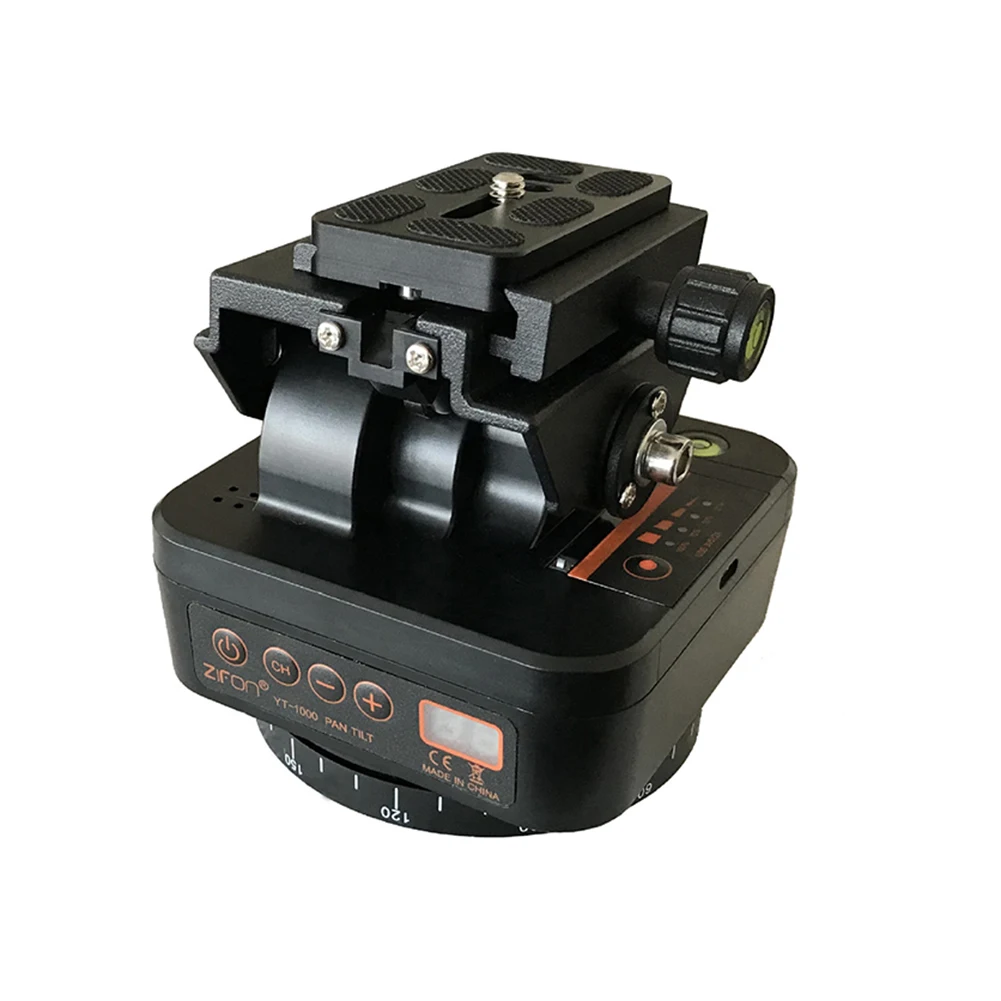 

Automatic Tripod Head YT-1000 Panoramic head Automatic Tripod Head Stabilizer Motorized Rotating remote control for Phones Cam