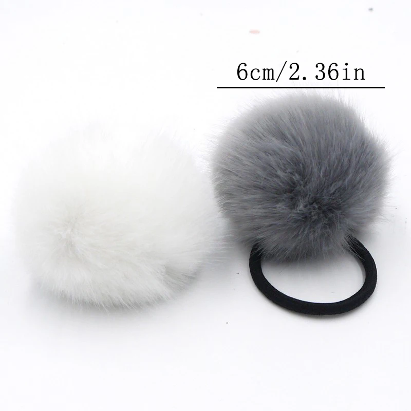Резинка для волос с шариком из искусственного меха девочек |