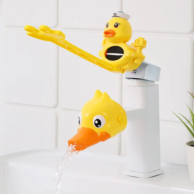 

Cartoon Water Tap Children's Faucet Sink Extender Baby Hand Washing Cute Faucet Chute Extender Bathroom Sink