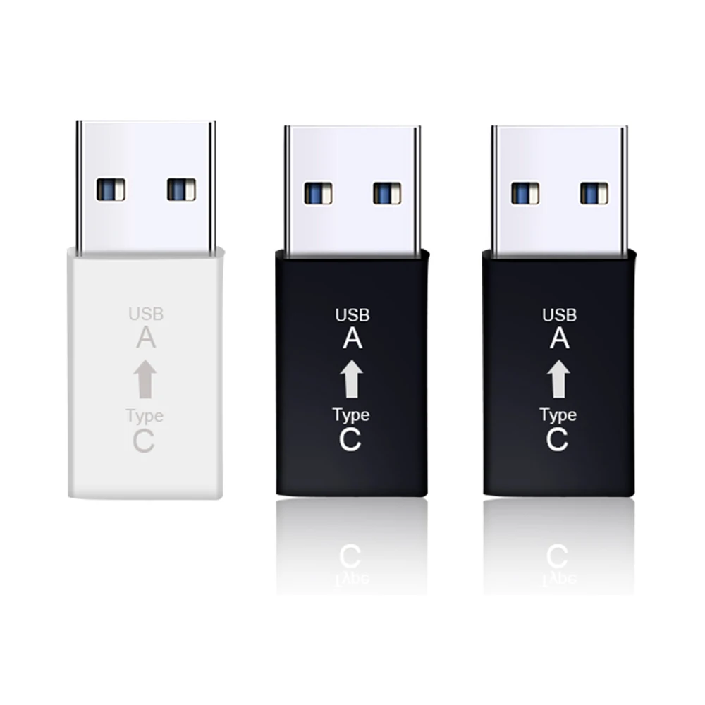 Ascromy Usb 3,0-type c usbc Otg адаптер конвертер type-c для samsung Galaxy S10 S9 Plus Xiaomi huawei One plus Usb c кабель - Цвет: 3PCS