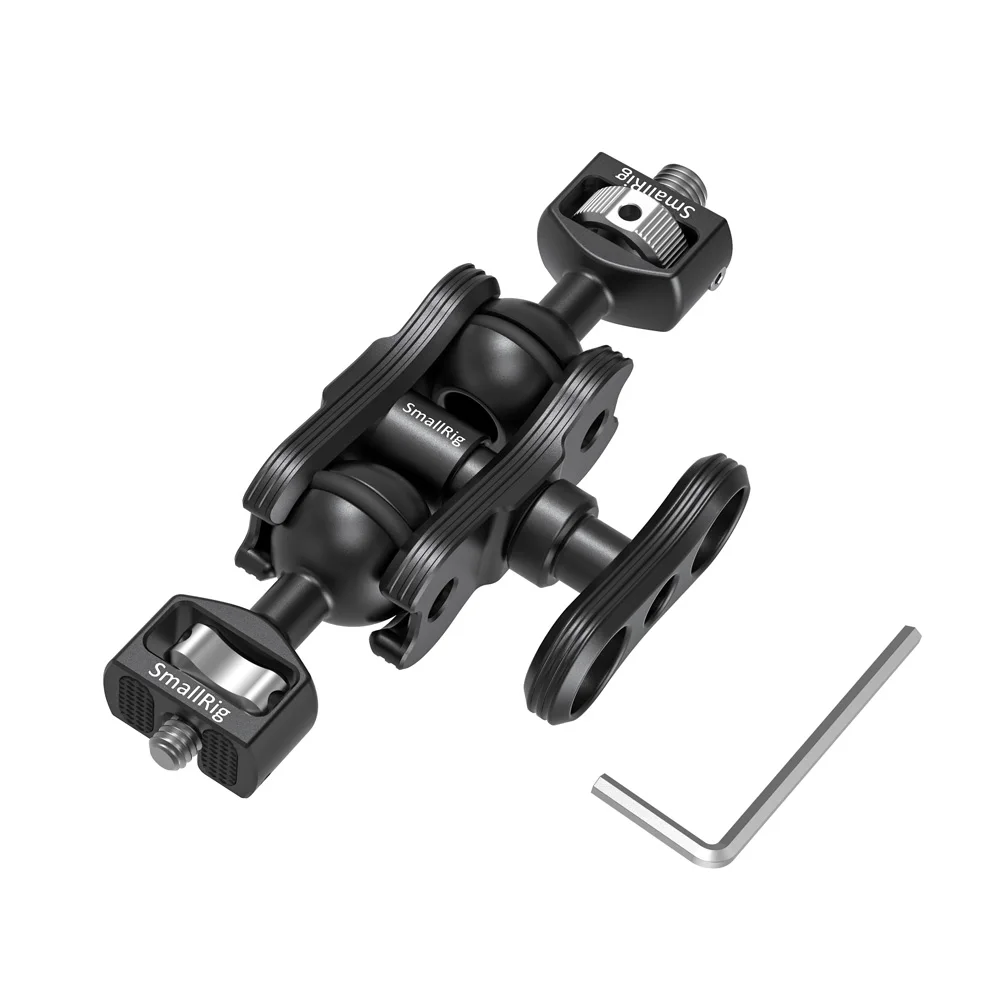 БЫСТРОРАЗЪЕМНАЯ шарнирная рукоятка SmallRig с двумя шариковыми головками 1/" винтовой регулируемый светильник для поддержки монитора 2070